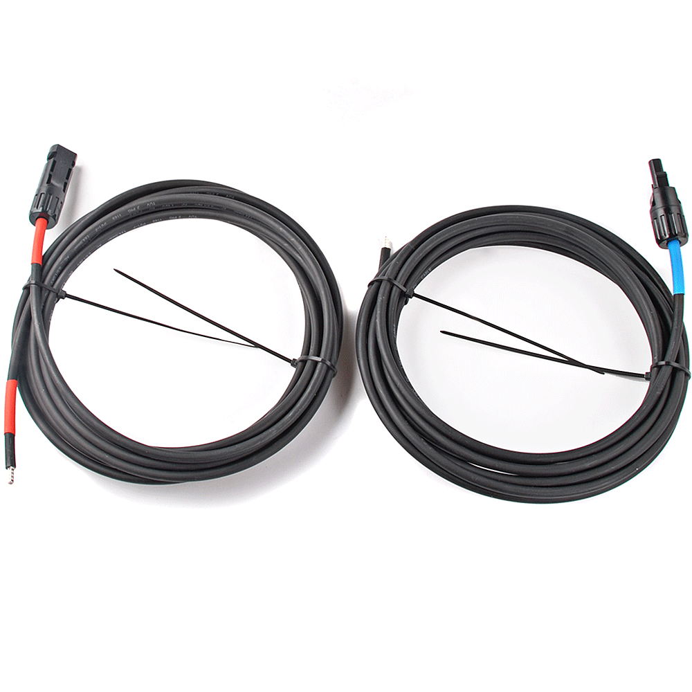 WATTSTUNDE® MVK 6.3 Connection Cable Solar Panel to Charge Controller 2x 3 Meters 6mm²