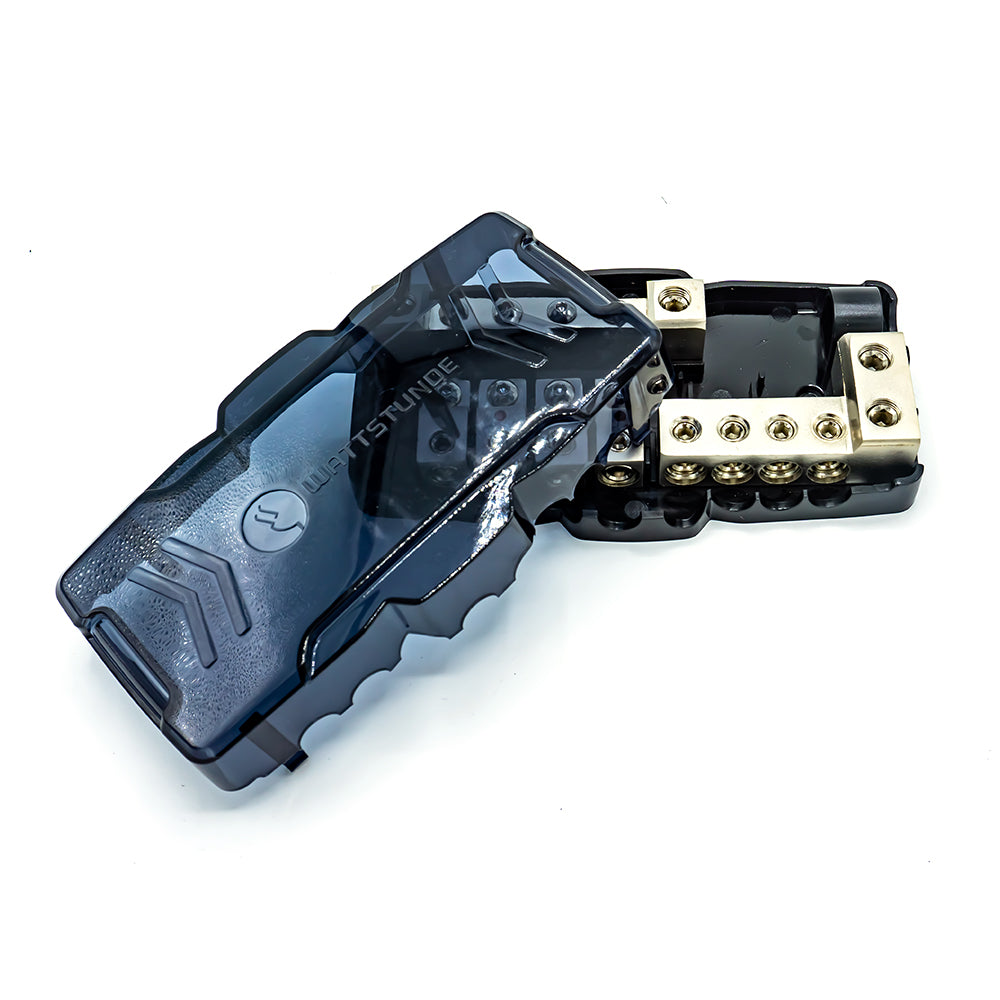 WATTSTUNDE® Plus Distributor 4 with 2x 40A, 60A, 80A AFS high-load fuses each