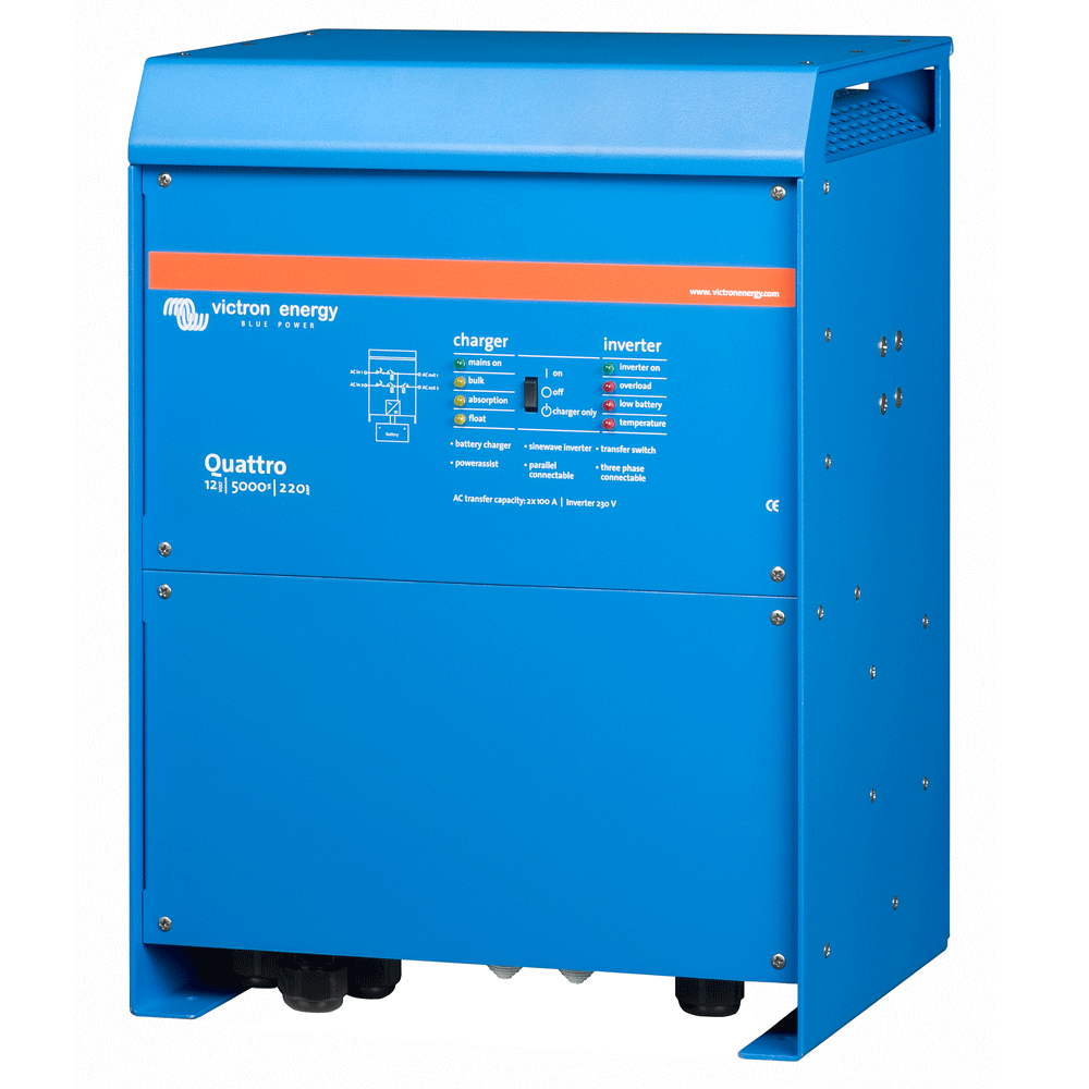 Victron Quattro 12/5000/220-100/100 4000W inverter and charger