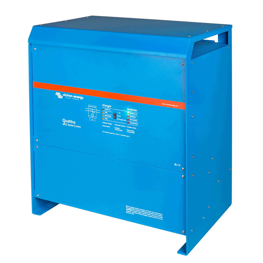 Victron Quattro 48/15000/200-100/100 inverter and charge controller 230 V VE.Bus