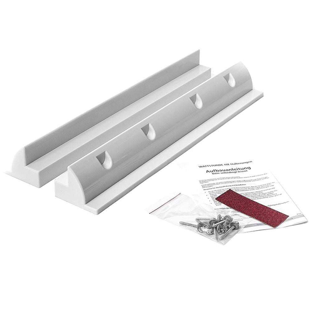 WATTSTUNDE® Solar Module Mount HXH68/W ASA Plastic White
